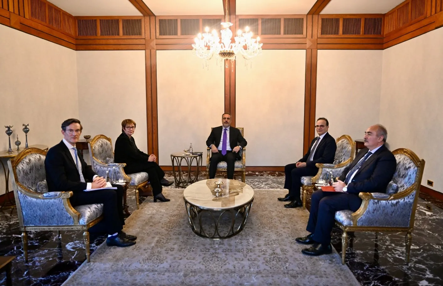 Dışişleri Bakanı Hakan Fidan Ankara’da Avrupa İmar ve Kalkınma Bankası Başkanı Odile Renaud-Basso’yu kabul etti