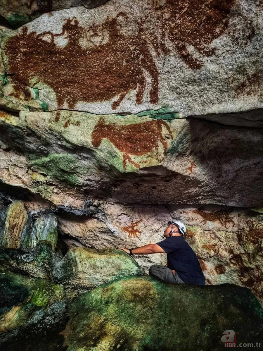 67 bin yıl öncesine dayanıyor! En eski mağara resmi ortaya çıktı 5