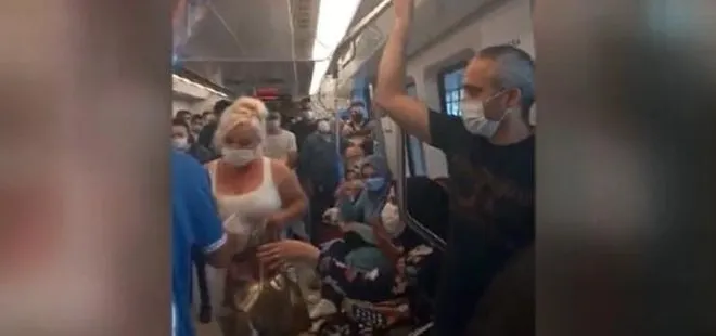 Ankara Metrosu’nda ’maske’ tartışması! Vatandaşlar uyardı, ortalık karıştı