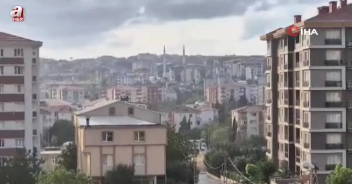 Silivri'de yağmur etkili oldu