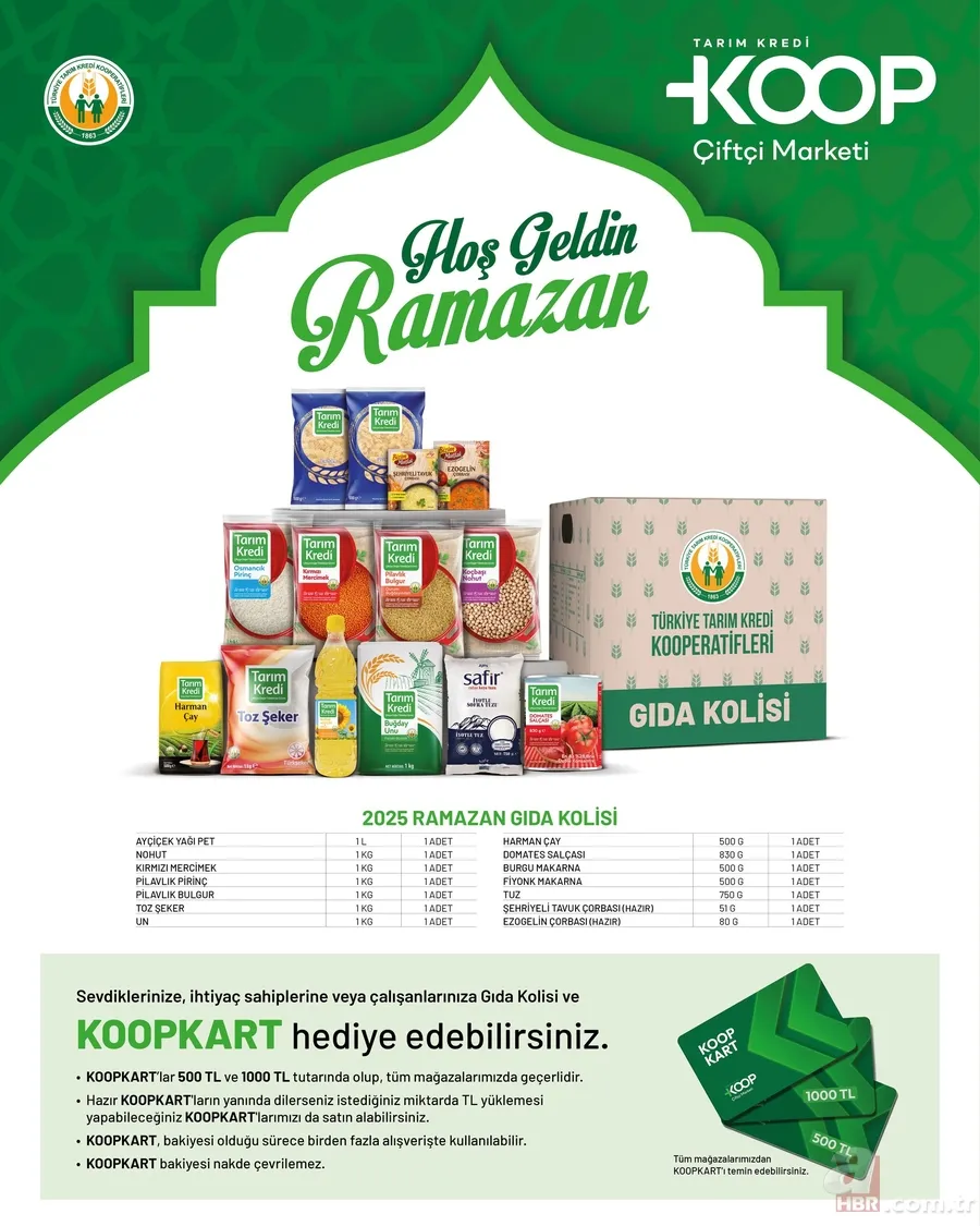Tarım Kredi'de Ramazan Bereketi başladı! Uygun fiyatlar mutfağınızı dolduracak: Un 84.50 TL, mercimek 39.90 TL... 16