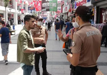 Kocaeli'de polisten zorunlu maske denetimi