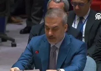 Bakan Fidan’dan BMGK'da dünyaya çağrı: İsrail Gazze’den çekilmeli
