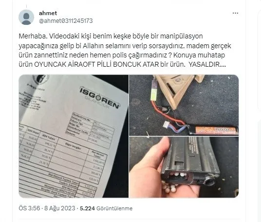 Deva Partili ismin manipüle oyunu tutmadı! İftira attığı vatandaştan cevap gecikmedi