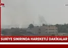 Sınırda hareketli dakikalar... Dumanlar yükseliyor |Video