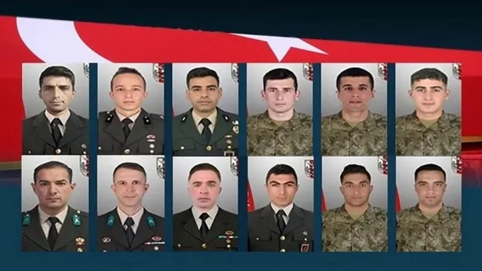 msbden-teror-orgutu-sdgye-uyari-mutabakata-uygun-hareket-etmiyor-1754559175265.jpeg Metan gazı faciasında şehit olan 12 asker (A Haber arşiv)
