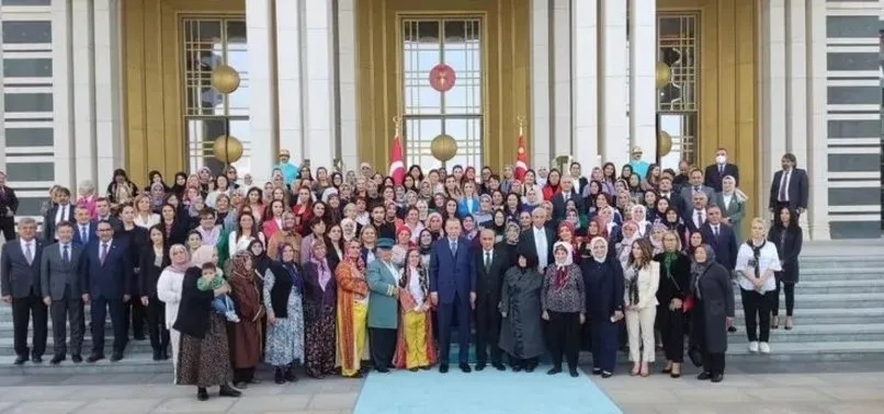 Başkan Erdoğan kadın çiftçilerle buluştu