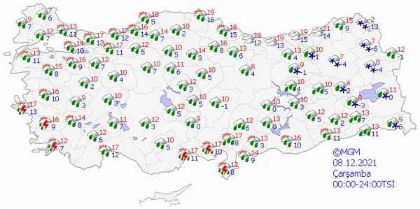 26 kent alarmda! Meteoroloji'den yoğun kar ve sağanak açıklaması! O iller tek tek tarih verilerek yarıldı! İşte 5 günlük hava durumu - 13