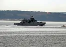 Savaş gemisi Çanakkale Boğazından geçti