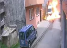 İşte Bursada eğitim uçağının düşme anı
