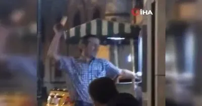 ATM'yi yumrukladı İstanbul'da ilginç olay Video