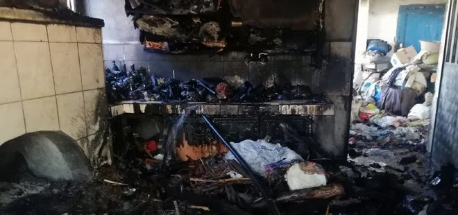 Muğla’da yangın paniği! Çöp evi yandı ekiplere zor anlar yaşattı