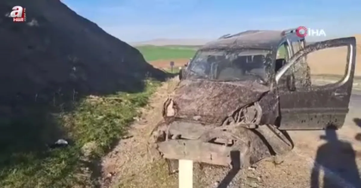 Diyarbakır’da kamyonet takla attı