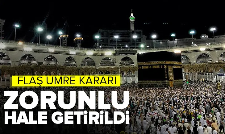 Suudi Arabistandan flaş umre kararı