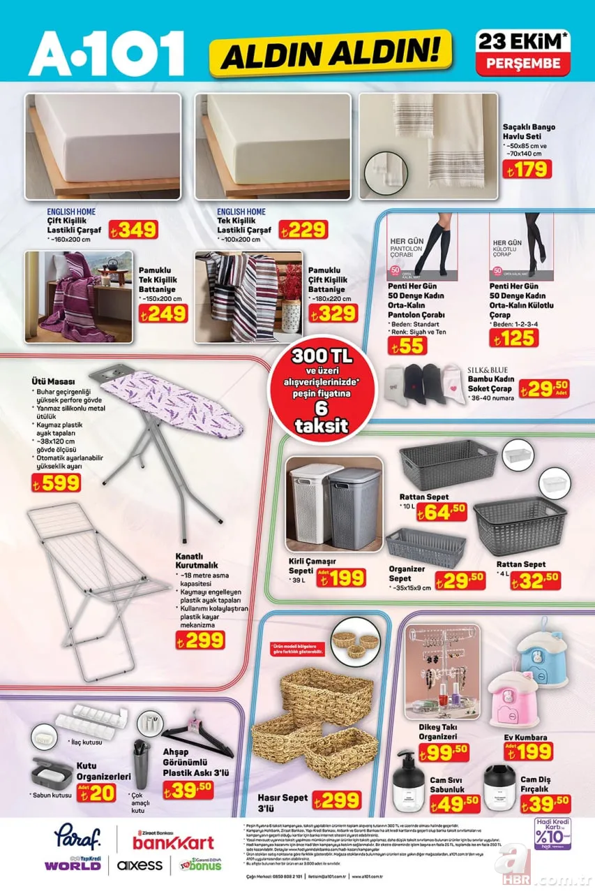 23 Ekim A101 aktüel kataloğu satışta: Yaz kış kamp yapanlara fırsat ürünler A101’de! Portatif ocak ve termos 999 TL 12