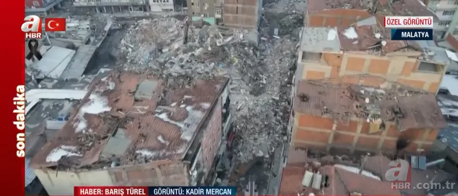 Görüntüler Malatya'dan... A Haber drone kamerası ile kayda alındı! İşte BÜYÜK YIKIM 16