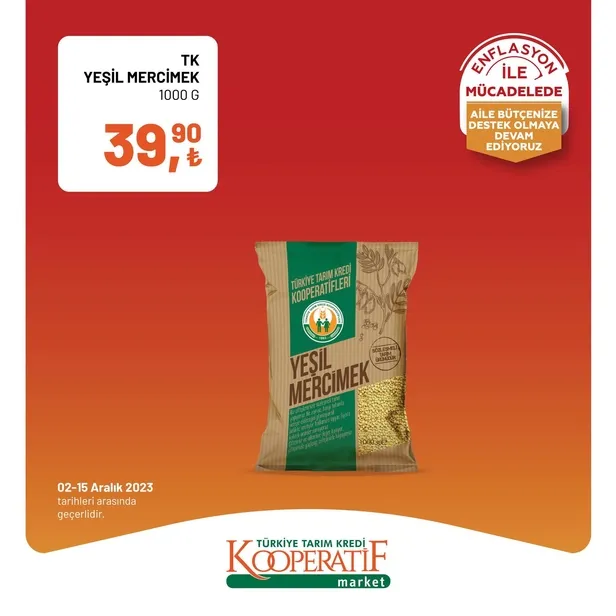 Tarım Kredi Market 11 Aralık indirim kataloğu çıktı! Dev rulo havlu, yumuşatıcı, çay, bütün piliç, tereyağı, tost peyniri, süt, beyaz peynir, pirinç ucuza satışta…