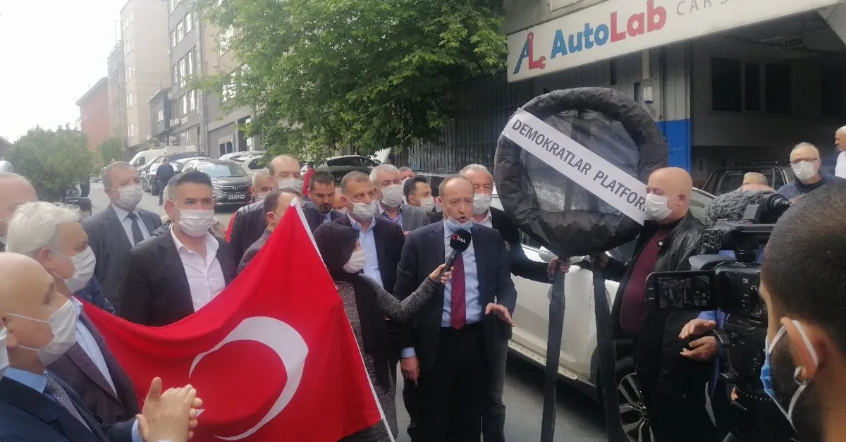 Merdan Yanardağ Adnan Menderes'e iftira atmıştı! Demokratlar Platformundan TELE1 Televizyonu önünde protesto | Video