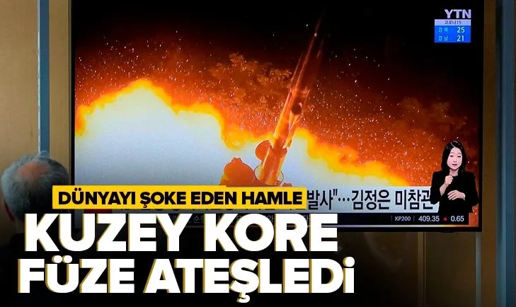 Dünyayı şoke eden hamle! Kuzey Kore tanımlanamayan bir füze ateşledi