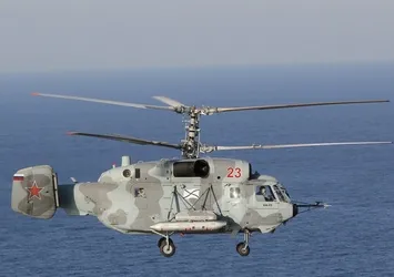 Rusya'da Ka-29 tipi askeri helikopter düştü