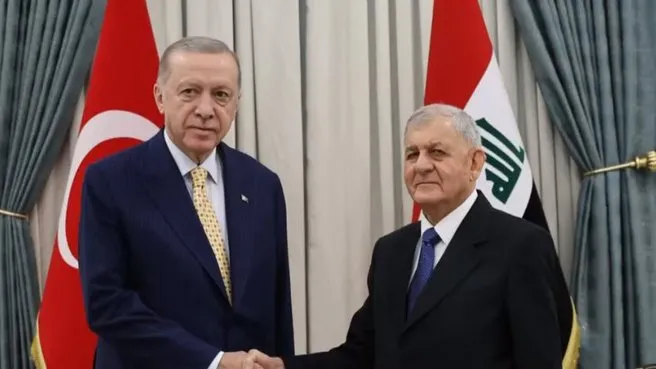 Başkan Erdoğan, Iraklı mevkidaşı Abdüllatif Reşid ile görüştü