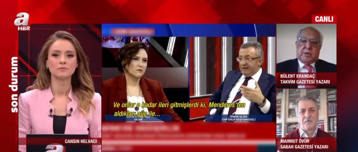 Son dakika: Başkan Erdoğan’ı hedef alan CHP’li Engin Altay’a A Haber canlı yayınında sert tepki: Hem cahil hem küstah!