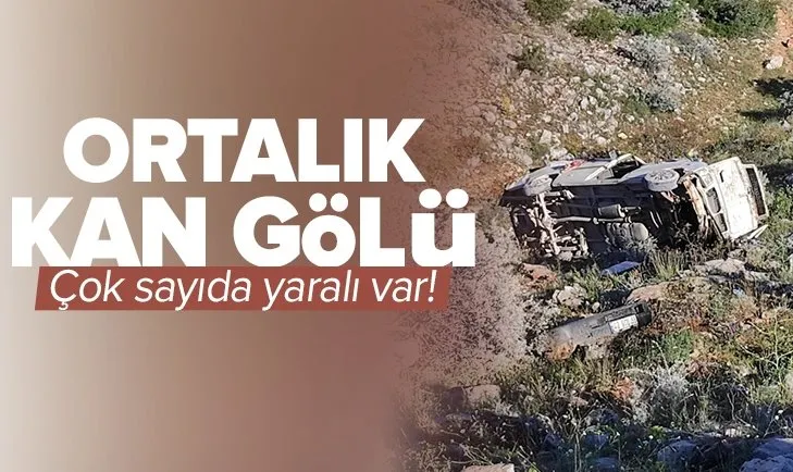 Konya’da dehşete düşüren olay! Tarım işçilerini taşıyan minibüs devrildi 2 ölü 18 yaralı
