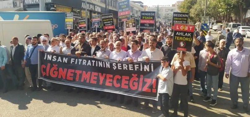 Şanlıurfa sivil toplum kuruluşlarından LGBT karşıtı yürüyüş