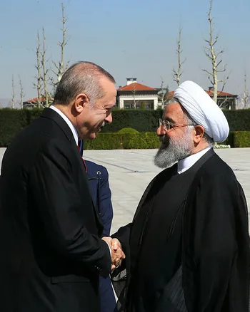 Cumhurbaşkanı Erdoğan, Beştepe'de Ruhani ile görüştü - 1