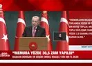 Memura ek zam! Başkan Erdoğan canlı yayında açıkladı