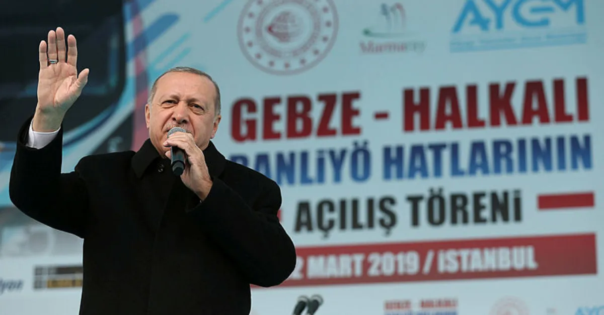 Başkan Erdoğan'dan Gebze-Halkalı Banliyö Tren Hattı'nın açılış töreninde kritik açıklamalar