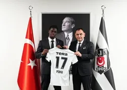 Beşiktaş'ta Ernest Poku imzayı attı: Kartal satın alma opsiyonuyla kiraladı