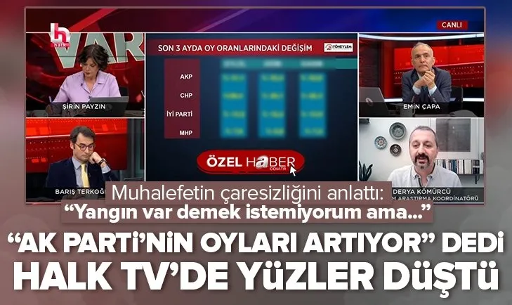’AK Parti’nin oyları artıyor’ dedi: Yüzler düştü