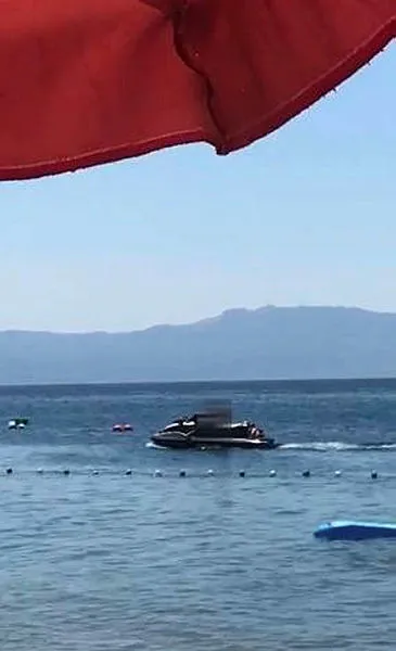 Bursa sahillerinde jet skili tacizci şoku - 1