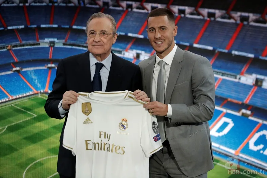 Real Madrid, en pahalı transferi Eden Hazard'ı tanıttı 10