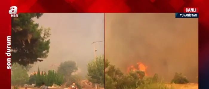 Yunanistan’daki orman yangınları söndürülemiyor! Yunanistan Başbakanı Kiryakos Miçotakis’ten umutsuz açıklamalar