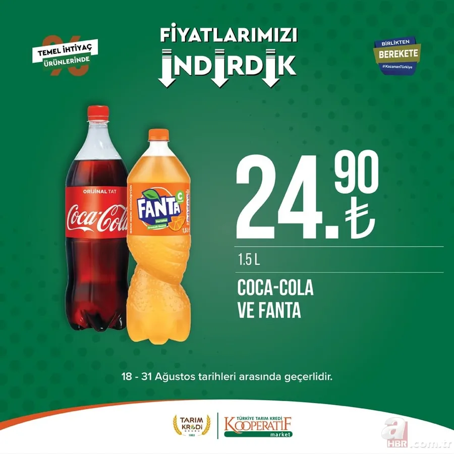 Yeni ürünleri görenler kapıda kuyruk oldu! Tarım Kredi Market listeyi güncellendi! 30'lu yumurta 68.50, Tereyağı 89.90, 40'lı tuvalet kağıdı 168.90 TL... 17