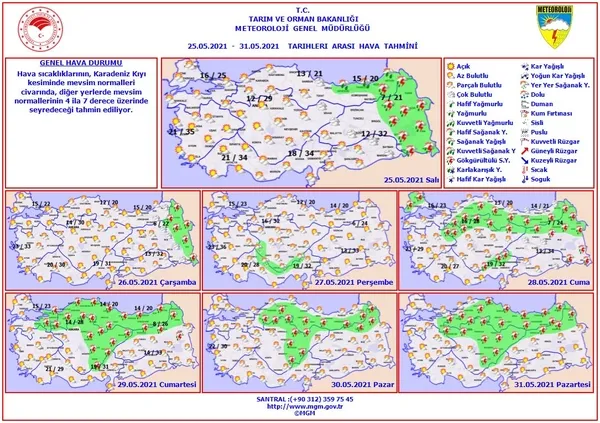 Meteoroloji harita paylaşarak uyarıda bulundu! İstanbullular için flaş çağrı! Hava nasıl olacak? - 3