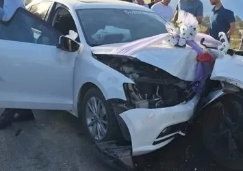 Muğla'da düğün konvoyunda kaza: 1’i ağır, 6 yaralı