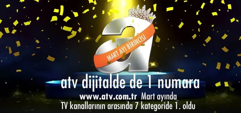 atv.com.tr 7 kategoride birinci