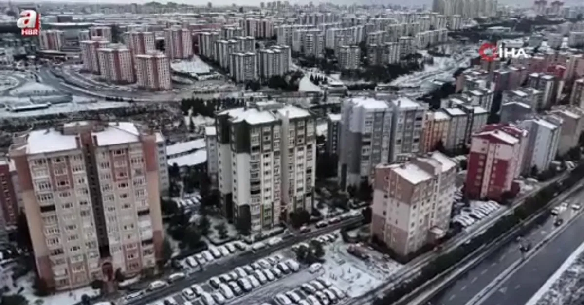 Başakşehir beyaza büründü