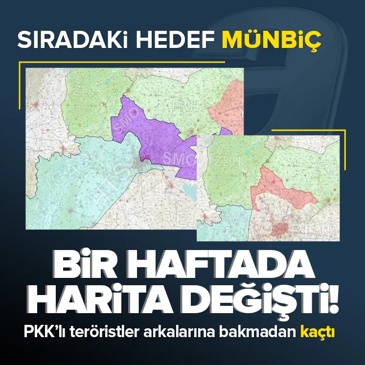 Suriyede harita değişti!