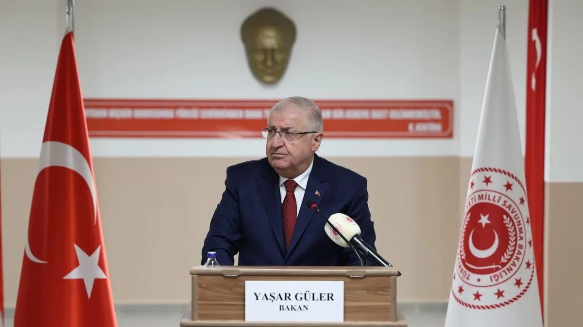 Bakan Güler'den Terörsüz Türkiye açıklaması: Hassasiyetle tedbir alıyoruz