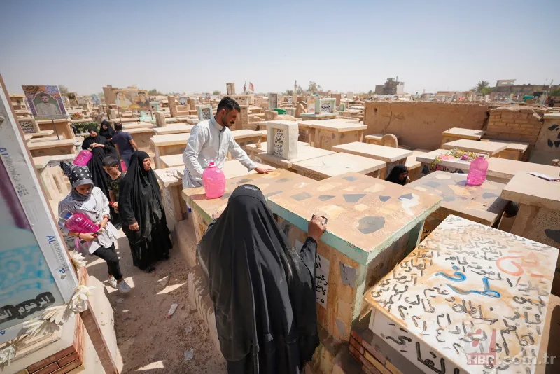 Dünyanın en büyük mezarlığı! Kurban Bayramı'nda böyle görüntülendi 9