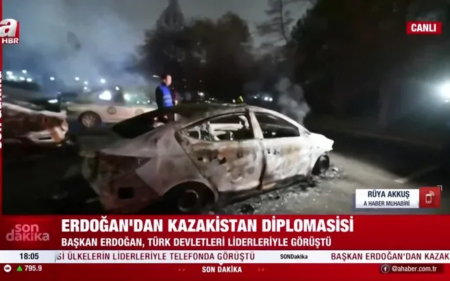 Başkan Erdoğan’dan Kazakistan diplomasisi