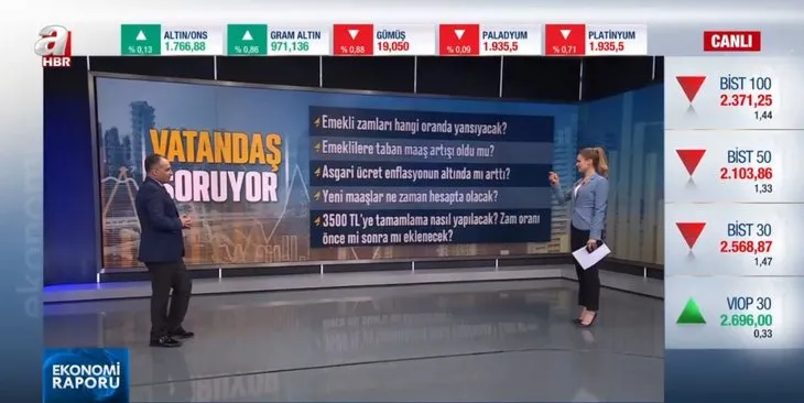 Milyonları ilgilendiriyor! Vatandaş sordu Faruk Erdem A Haber canlı yayınında cevapladı... İşte 10 soruda maaş rehberi