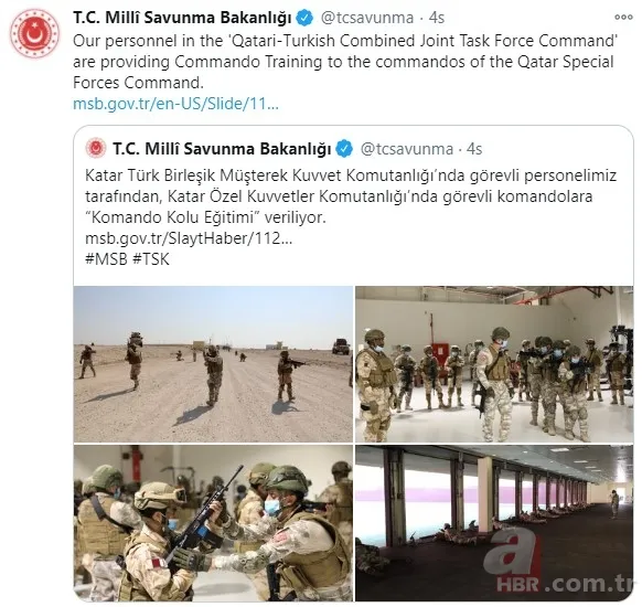 MSB'den Katar Özel Kuvvetler Komutanlığı'nda görevli komandolara eğitim 10