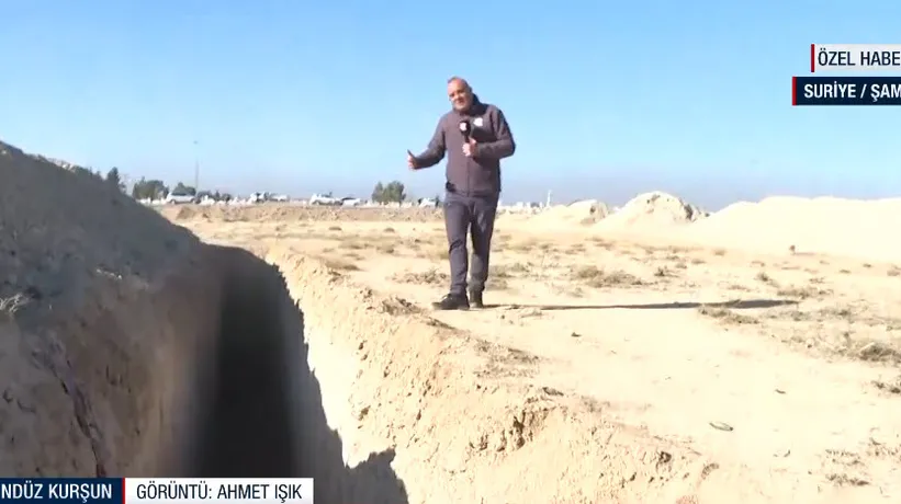 Şam'da toplu mezar bulundu! Kan donduran görüntüler A Haber'de
