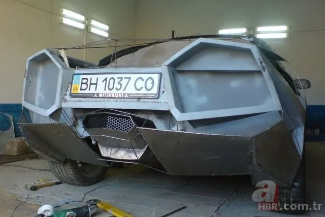 Çinli makinist evinde Lamborghini yaptı! 20