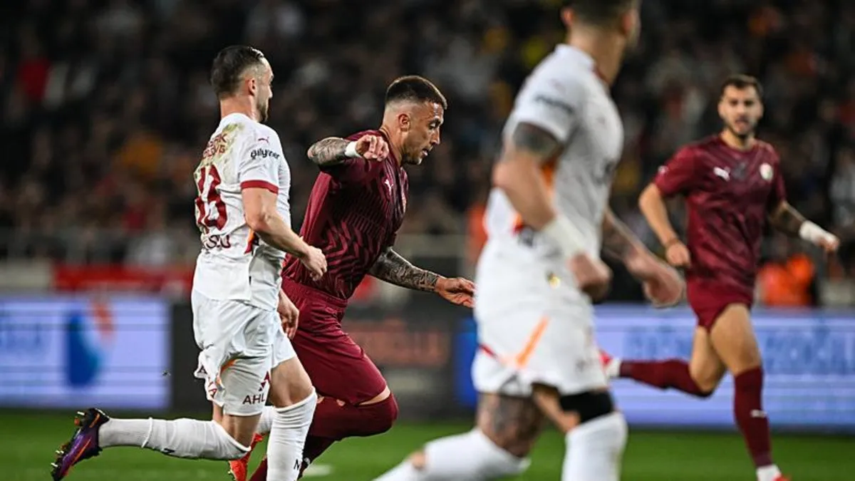 Aslan kayıp! Hatayspor- Galatasaray mücadelesi 1-1 berabere sona erdi